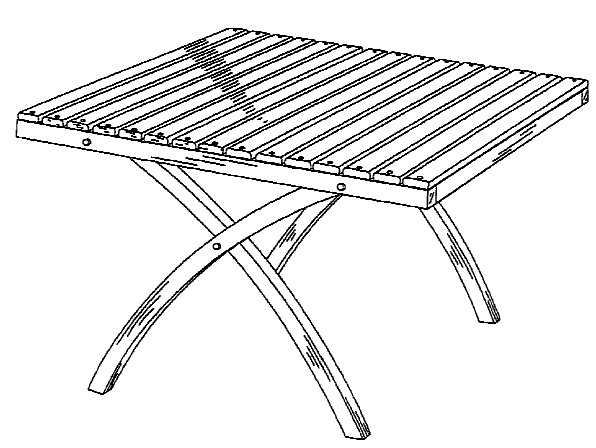 Figure 3. Example of a design for a segmented table.
