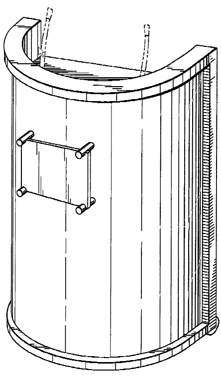 Figure 2. Example of a design for a podium.   
