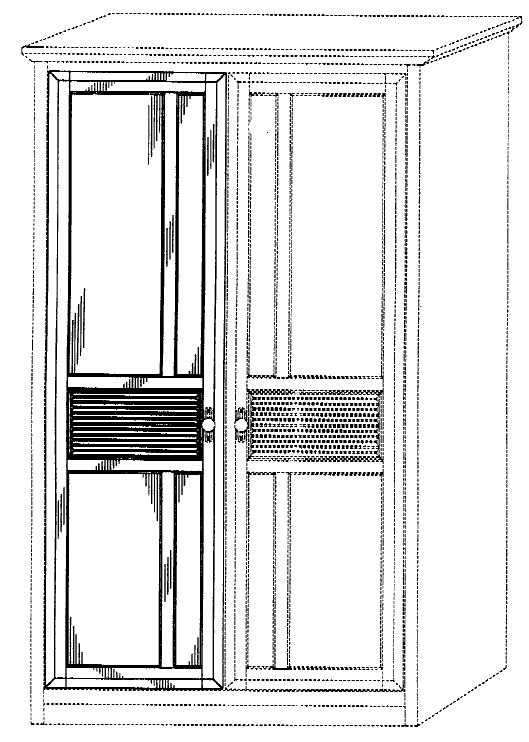 Figure 2. Example of a design for a door.   
