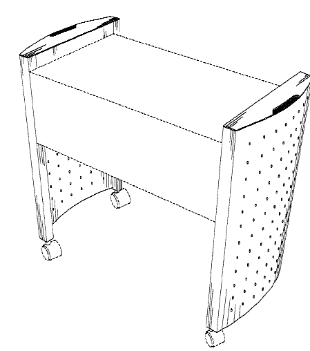 Figure 1. Example of a design for a peg board.   
