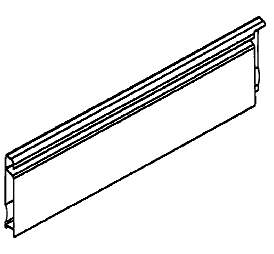 Figure 1. Example of a design for a side wall of a drawer.
