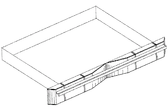 Figure 1. Example of a design for a drawer front face.
