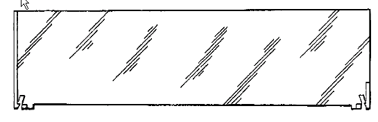 Figure 1. Example of a design for a shelf divide.
