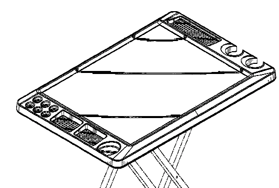 Figure 1. Example of a design for a rectangular work table.   
