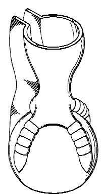 Figure 1. Example of a design for a ball and claw foot.   
