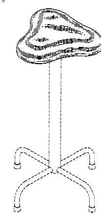 Figure 1. Example of a design for a stool seat.
