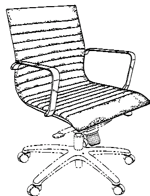 Figure 1. Example of a design for a task chair.   
