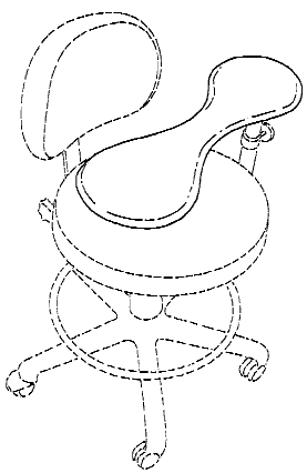 Figure 1. Example of a design for a chair arm.

