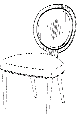 Figure 1. Example of a design for a chair backrest.   
