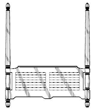 Figure 1. Example of a design for a footboard.
