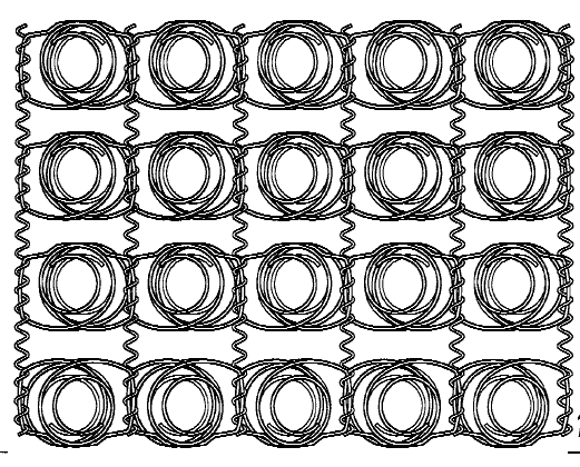Figure 1. Example of a design for a mattress innerspring.
