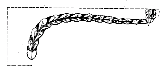 Figure 1. Example of a design for a floral furniture base.
