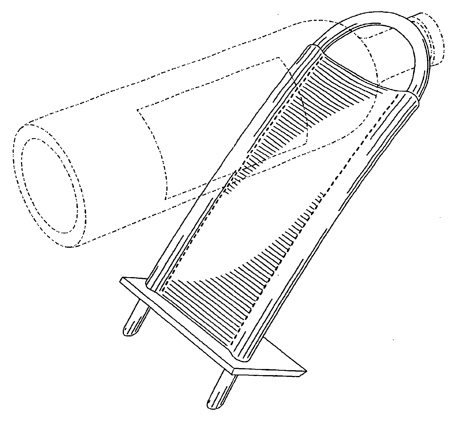 Example of a design for a holder for a beverage containteror bottle. 
