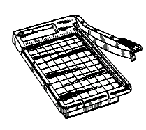Example of a design for a guillotine-type document cutter.
