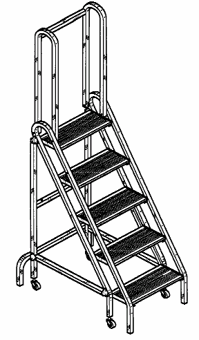 Example of design for a stair. 
