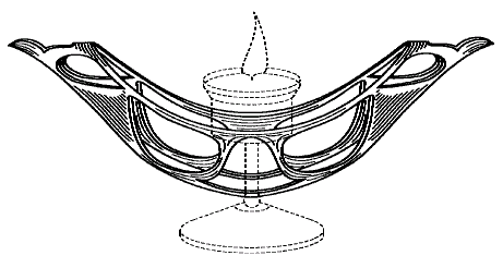 Example of a design for a candle holder.
