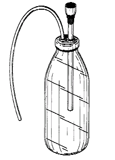 Example of a design for remote or water treated smokingarticle.

