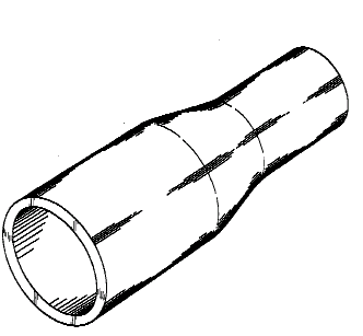 Example of a design for a mouthpiece for a cigar or cigarette.
