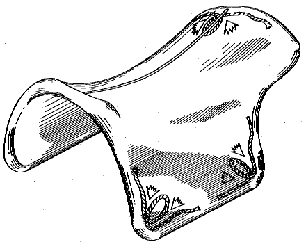 Example of a design for a saddle. 
